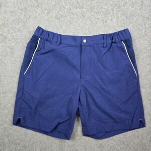 Criquet Court Shorts Mens M Blue Terry Pocket Performance Tennis Pickleball